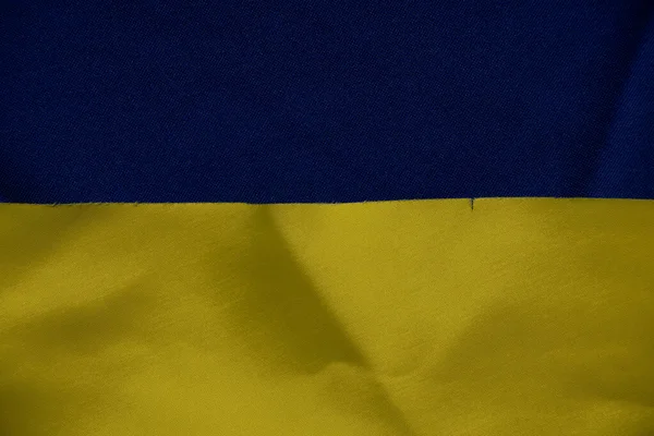 Geel Blauwe Nationale Vlag Van Oekraïne Als Achtergrond Stop Oorlog — Stockfoto