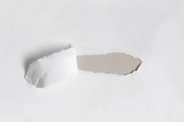 Gescheurd Wit Papier Als Achtergrond Ruimte Voor Tekst Als Achtergrond — Stockfoto