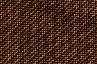 Arka plan için kahverengi kumaş, arka plan makro fotoğrafı için kumaş