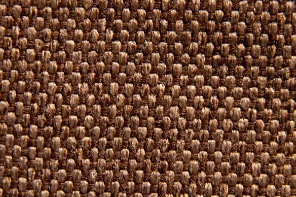 Brown Fabric Background Fabric Background Macro Photo — Stock Photo, Image