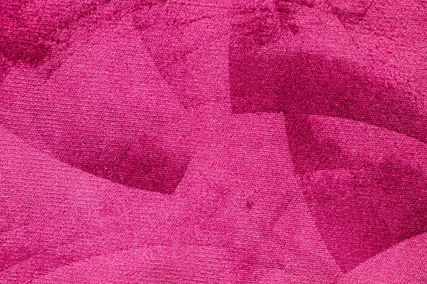 Luminoso Tessuto Velluto Rosa Sfondo Tessuto Sfondo Macro Foto — Foto Stock