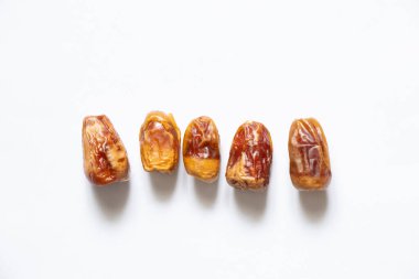 Beyaz arka planda kurutma tarihi Mısırlıların yakın plan çekimi