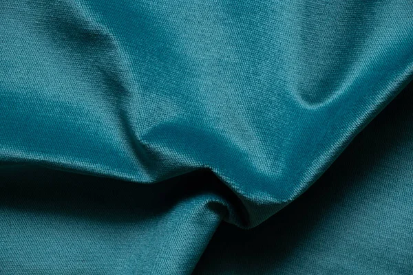 Tela Azul Terciopelo Suave Como Fondo Fondos Textura Color Azul — Foto de Stock