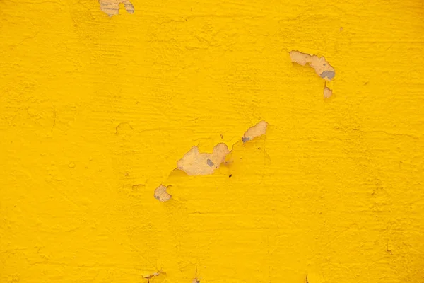 Fasada Ściany Domu Żółtą Farbą Jako Tło Ściana Żółtą Farbą — Zdjęcie stockowe