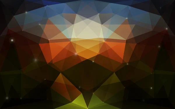 Texture foncée colorée triangulaire — Image vectorielle