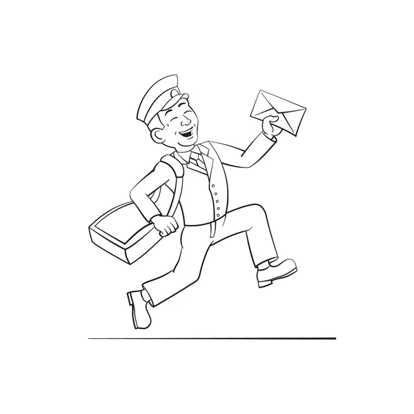 Funny Postman with Letter Stock Vector Image by ©mastaka #24581911 Funny Postman with Letter Stock Vector Image by ©mastaka #24581911