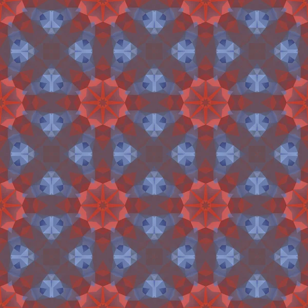 万華鏡抽象的なカラフルなビンテージ パターン — ストックベクタ