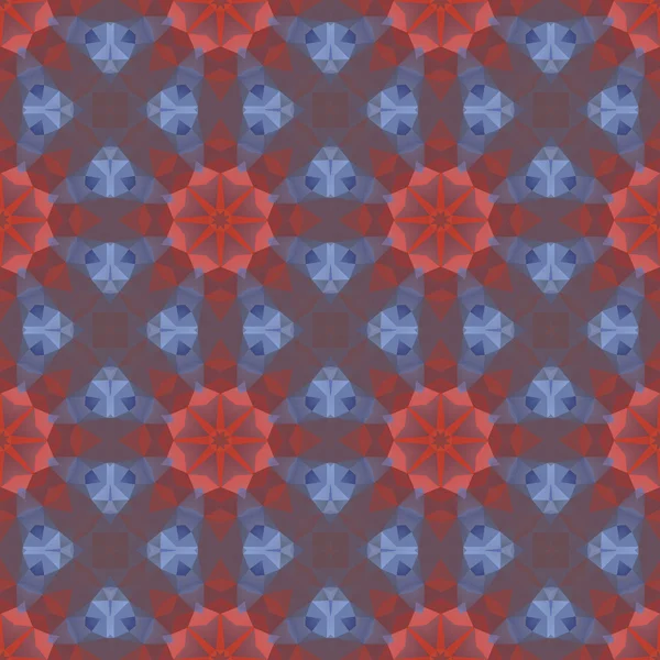 Kaléidoscope abstrait motif vintage coloré — Image vectorielle