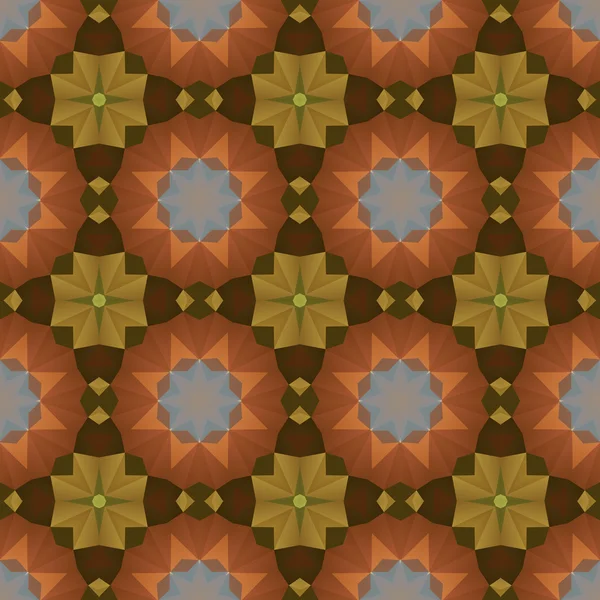 Kaleidoscop model abstract colorat de epocă — Vector de stoc