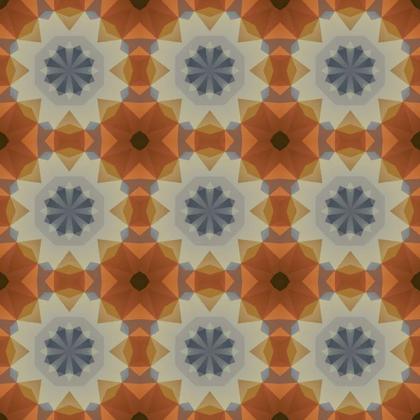 Kaleidoskop abstrakter bunter Vintage-Muster — Stockvektor