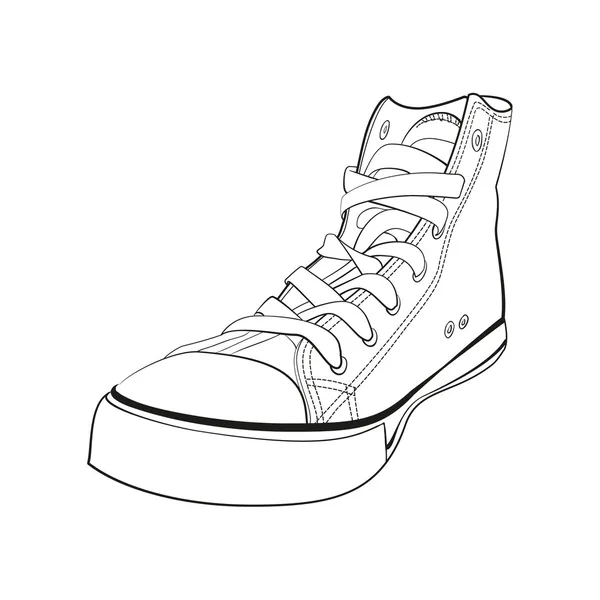 converse shoes sketch