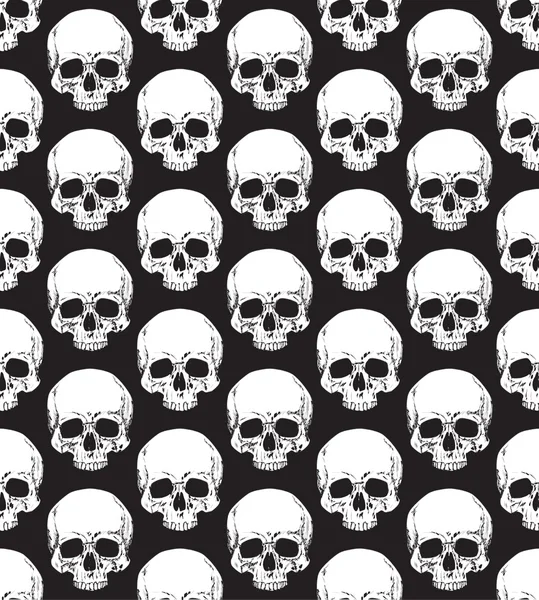 Skull pattern — Stock Vector