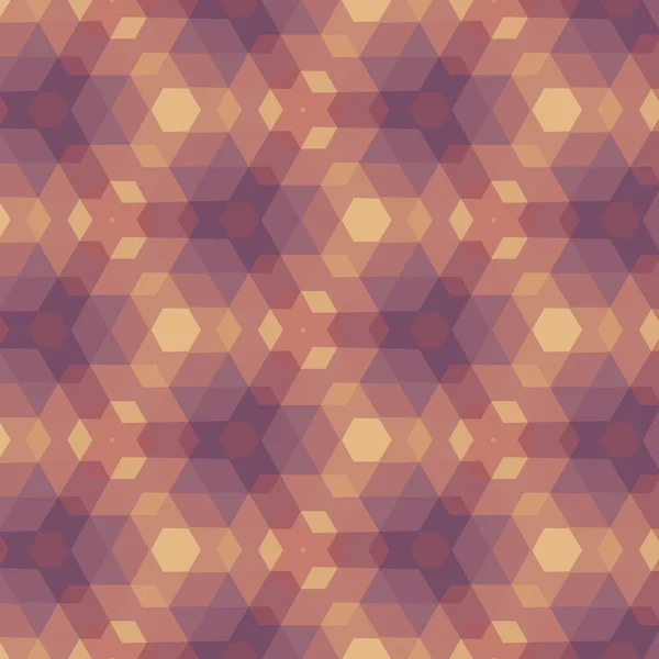 Beige violett geometriska mönster. — Stock vektor