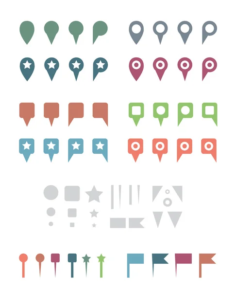 Marker pins Vector Images | Depositphotos