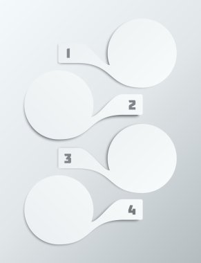 ışık gri adımları infographics elemanları