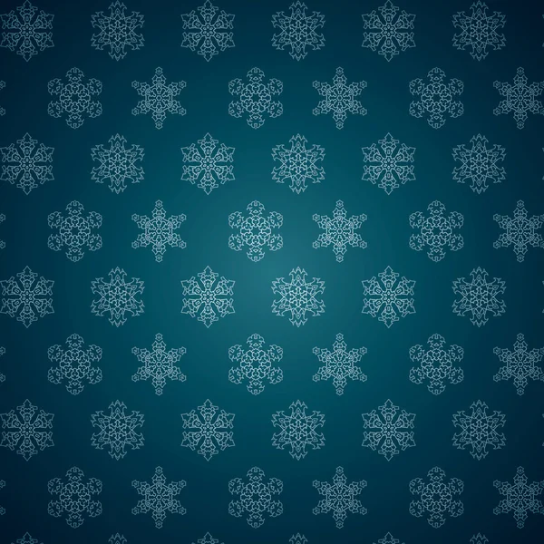 Χειμώνα νιφάδες χιονιού μοτίβο. — Διανυσματικό Αρχείο