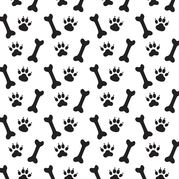 Traces of Dog. — Stock Vector