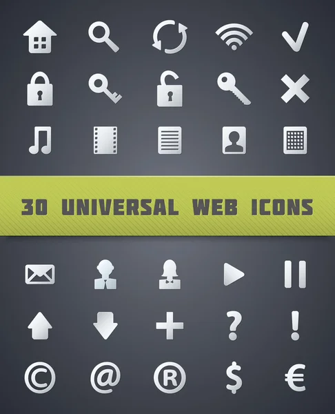 Universal Web Icons. — Stock Vector