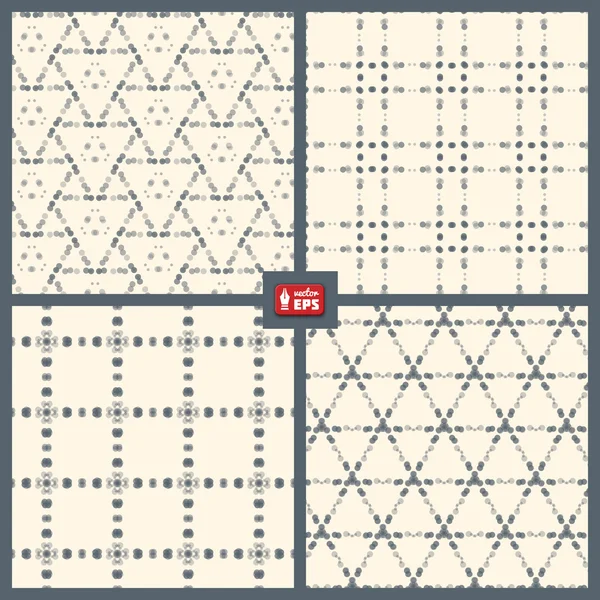 Set de modele punctate . — Vector de stoc