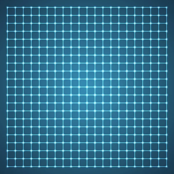 Illuminated Grid. — Stock Vector