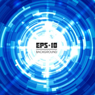 Mavi Soyut Teknoloji Arkaplanı.