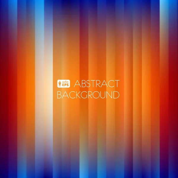 Blue-Orange Abstract Striped Background. — Stock Vector