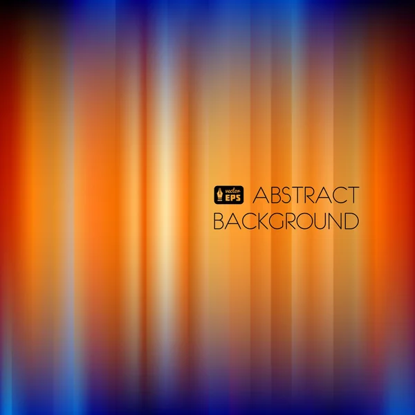 Blue-Orange Abstract Striped Background. — Stock Vector