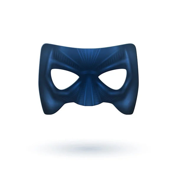 Süper kahraman için siyah deri maske. — Stok fotoğraf