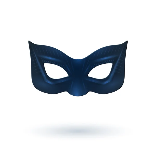 Máscara de cuero negro para superhéroe . — Foto de Stock