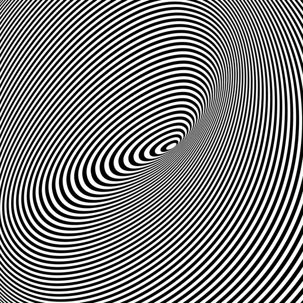 Чорно-білий Op Art Фону — стоковий вектор