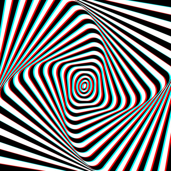 Анаглиф Opt Art
