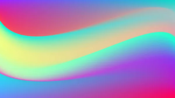 Wavy Smooth Multicolore Background Ilustrație Conceptuală Vectorială — Vector de stoc