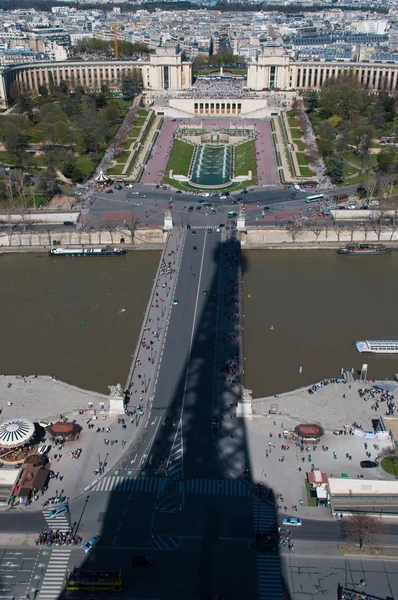 Paris from the Eiffel Tower — Stock Photo, Image