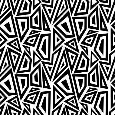 Dekorasyon ve tekstil tasarımı için stil soyut geometrik desen