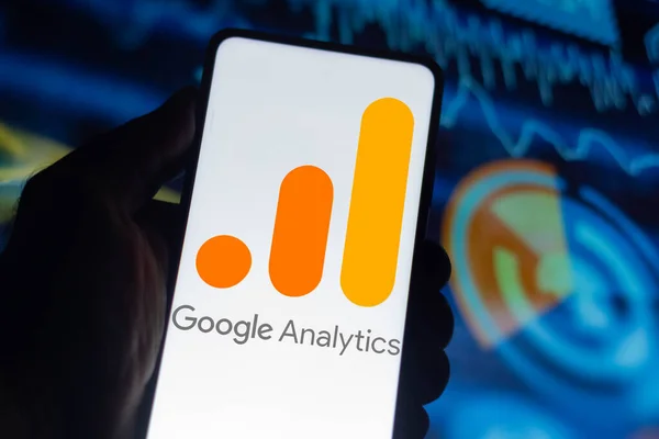 Października 2021 Brazylia Tej Ilustracji Logo Google Analytics Wyświetlane Smartfonie — Zdjęcie stockowe