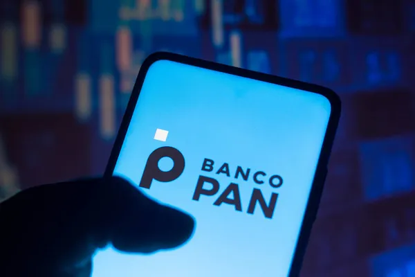 Novembre 2021 Brésil Dans Cette Illustration Photo Logo Banco Pan — Photo