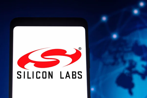 Dezembro 2021 Brasil Nesta Foto Ilustração Logotipo Silicon Laboratories Visto — Fotografia de Stock
