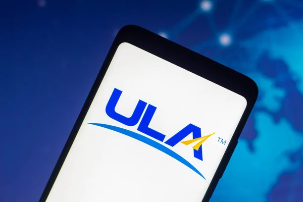 December 2021 Brazil Photo Illustration United Launch Alliance Ula Logo — Fotografia de Stock