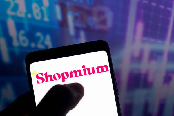 Januar 2022 Brasilien Auf Diesem Foto Ist Das Shopmium Logo — Stockfoto