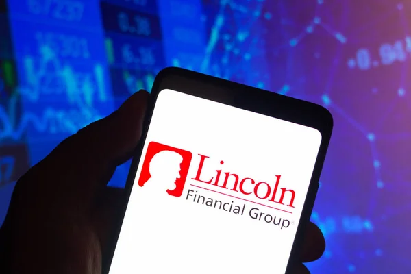 Enero 2022 Brasil Esta Ilustración Fotográfica Logotipo Lincoln Financial Group — Foto de Stock