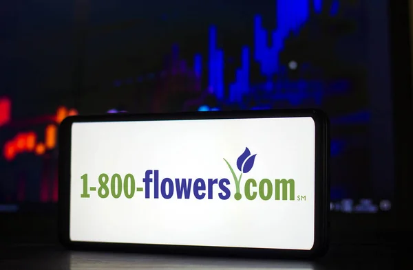 Enero 2022 Brasil Esta Ilustración Fotográfica Logotipo 800 Flowers Com —  Fotos de Stock
