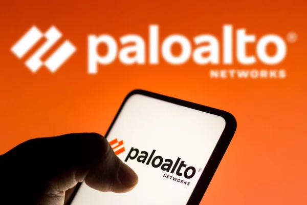 Marca 2022 Brazylia Tej Ilustracji Logo Palo Alto Networks Wyświetlane — Zdjęcie stockowe
