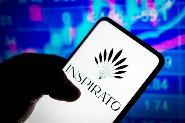 March 2022 Brazil Photo Illustration Inspirato Incorporated Logo Displayed Smartphone — Stock Photo, Image