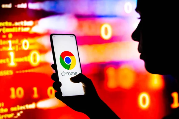 2022 इलस रदर Google Chrome रखत — स्टॉक फ़ोटो, इमेज