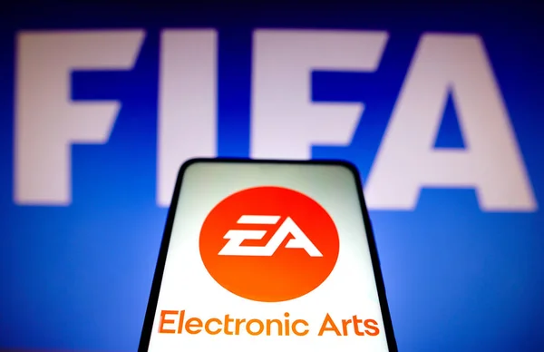 May 2022 Brazil Photo Illustration Electronic Arts Inc Logo Seen — Stock Photo, Image