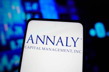 May 16, 2022, Brazil. In this photo illustration the Annaly Capital Management logo seen displayed on a smartphone