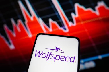 May 16, 2022, Brazil. In this photo illustration the Wolfspeed, Inc. logo seen displayed on a smartphone