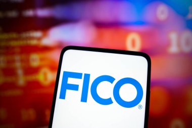 May 16, 2022, Brazil. In this photo illustration the Fair, Isaac and Company (FICO) logo seen displayed on a smartphone