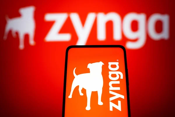 Maj 2022 Brasilien Dette Billede Illustration Zynga Logoet Set Vises - Stock-foto