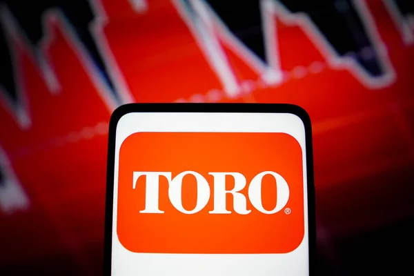 May 2022 Brazil Photo Illustration Toro Company Logo Seen Displayed — Photo